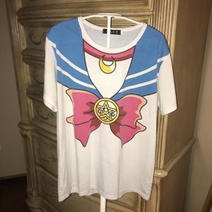 Sailor Moon Large Short Sleeve Tee